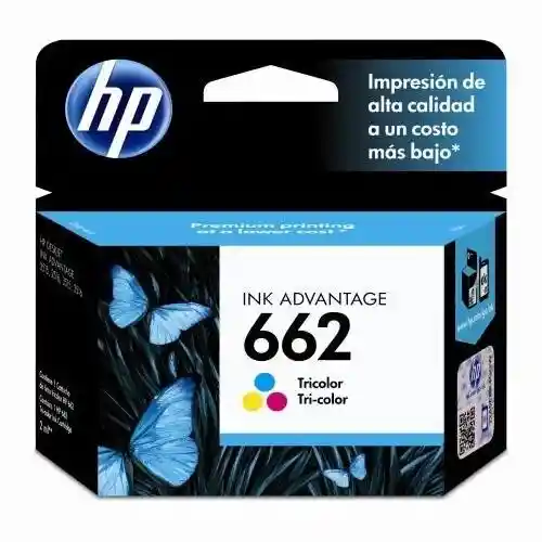 Cartucho De Tinta Hp 662 Tricolor Original Cz104al