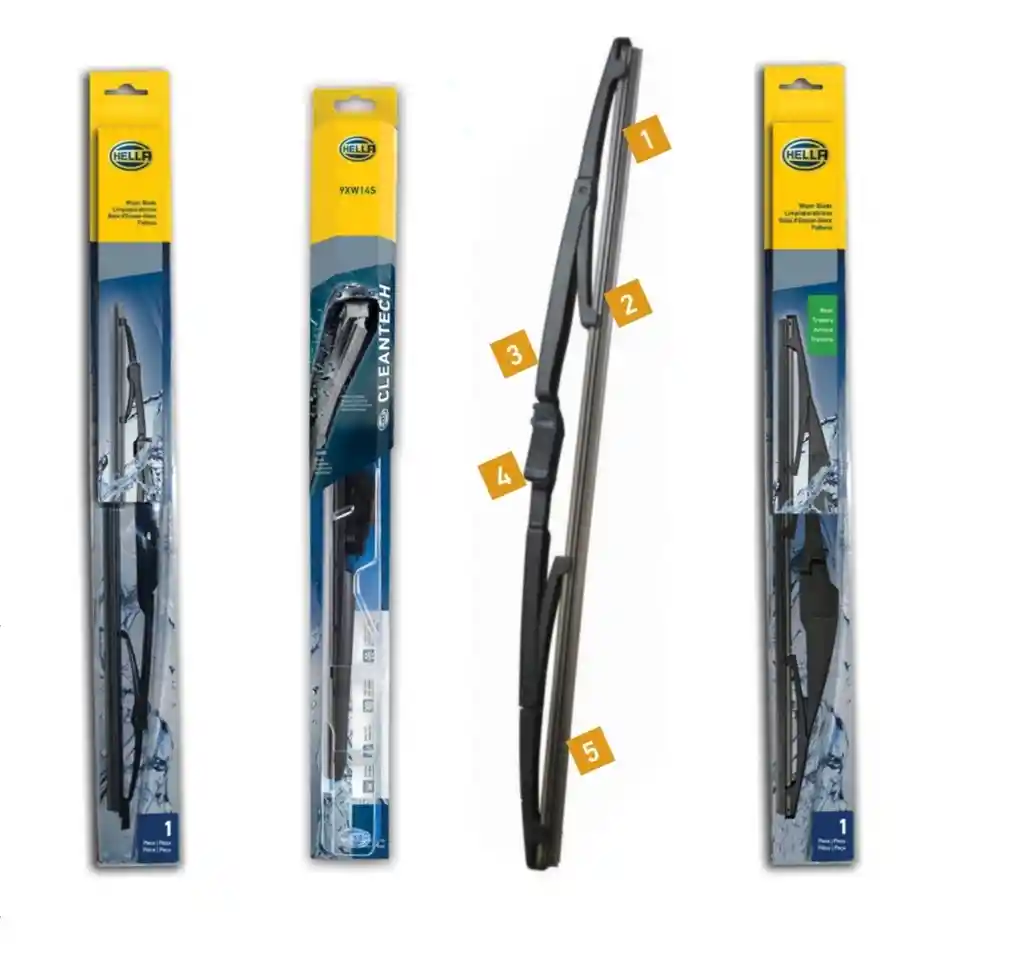 Chevrolet Spark GO - Kit De Limpiaparabrisas 3 Plumillas