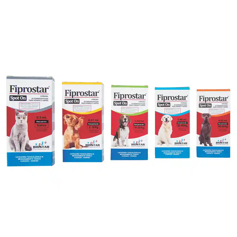 Fiprostar Antipulgas Tópico Para Cachorros Económico