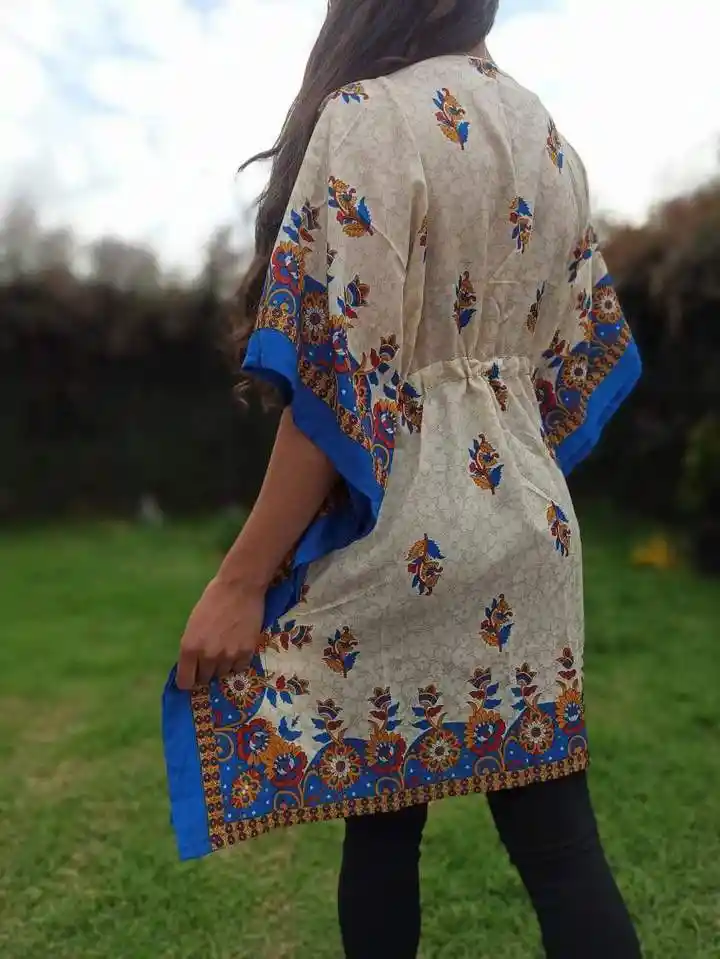 Kimono Hindu Azul