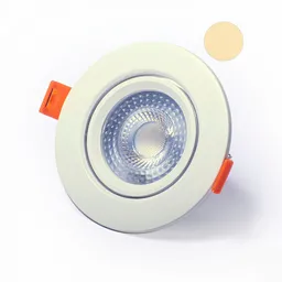 Bala Led Rendonda 5W Calida 