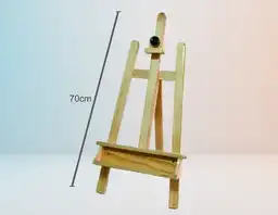 Caballete - Trípode para Pintar (Tamaño Mediano 70 cm Altura)