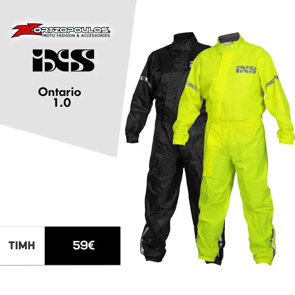 Impermeable enterizo Ontario marca IXS