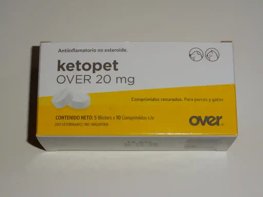 Ketopet 20 mg caja 30 tabletas