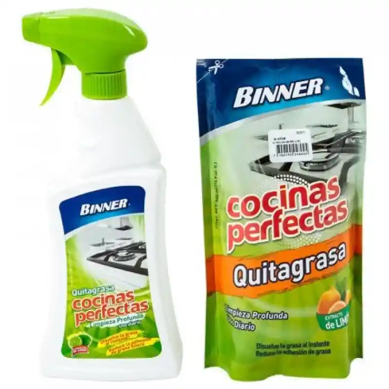 Binner Quitagrasa Cocinas Perfectas + Doypack 