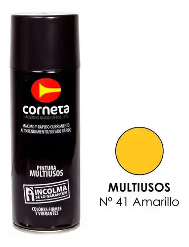 Corneta Pintura en Aerosol Amarillo Multiusos