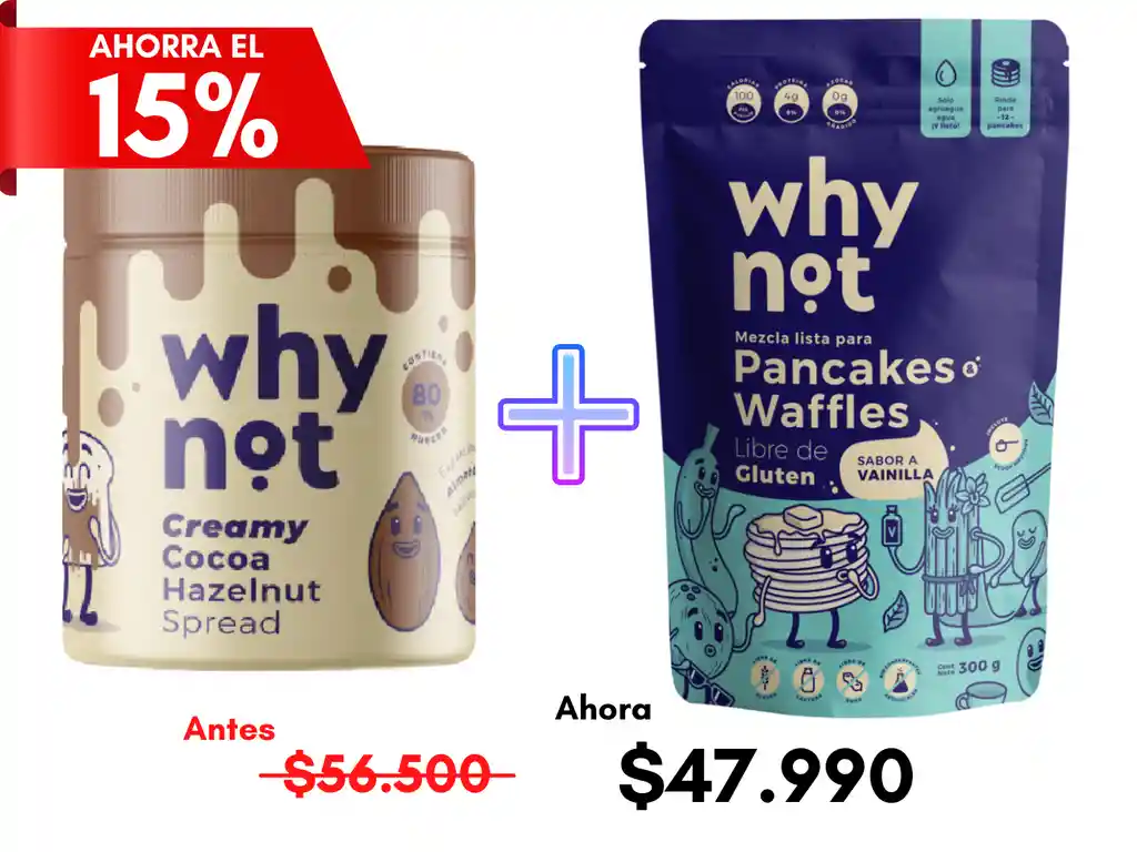 Combo Esparcible con mezcla para pancakes