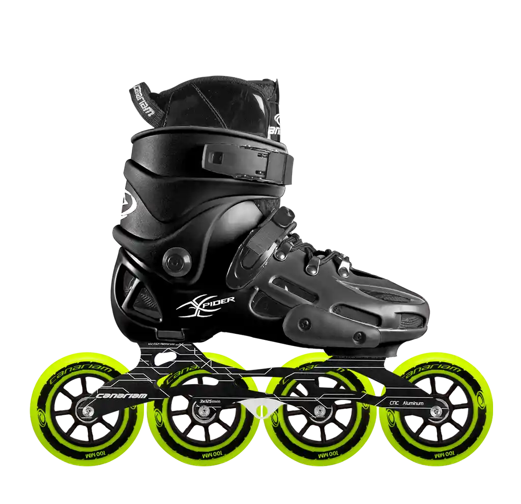 EC-PATINES CANARIAM XPIDER ZX DUAL 4X100MM NEGRO 40-41