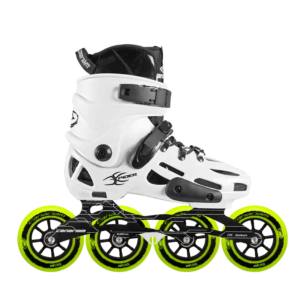 EC-PATINES CANARIAM XPIDER ZX DUAL 4X100MM BLANCO 36-37