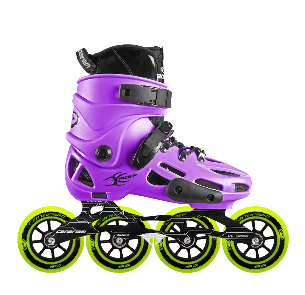 EC-PATINES CANARIAM XPIDER ZX DUAL 4X100MM MORADO 40-41