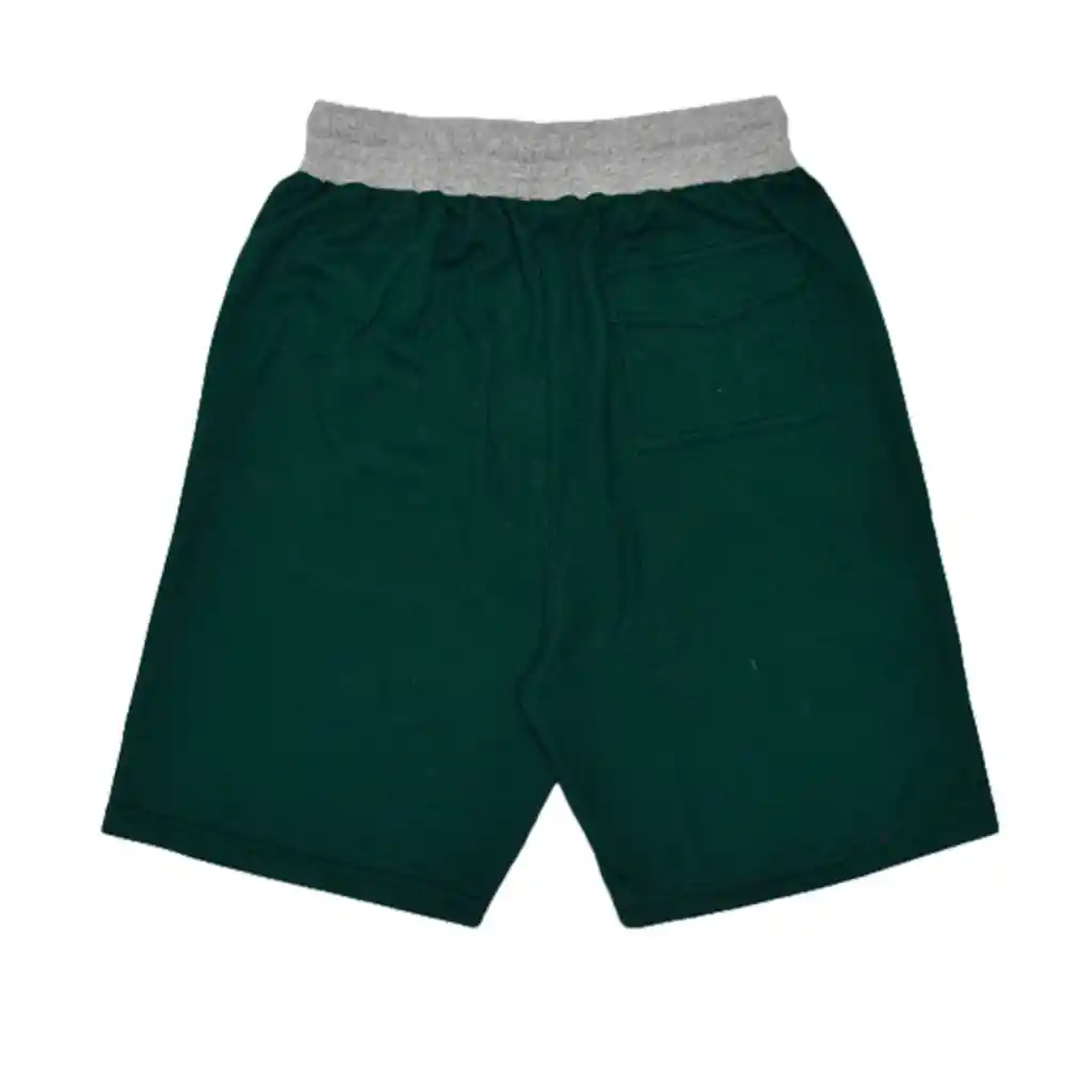 Bermuda Hombre Verde Oscuro Talla M 