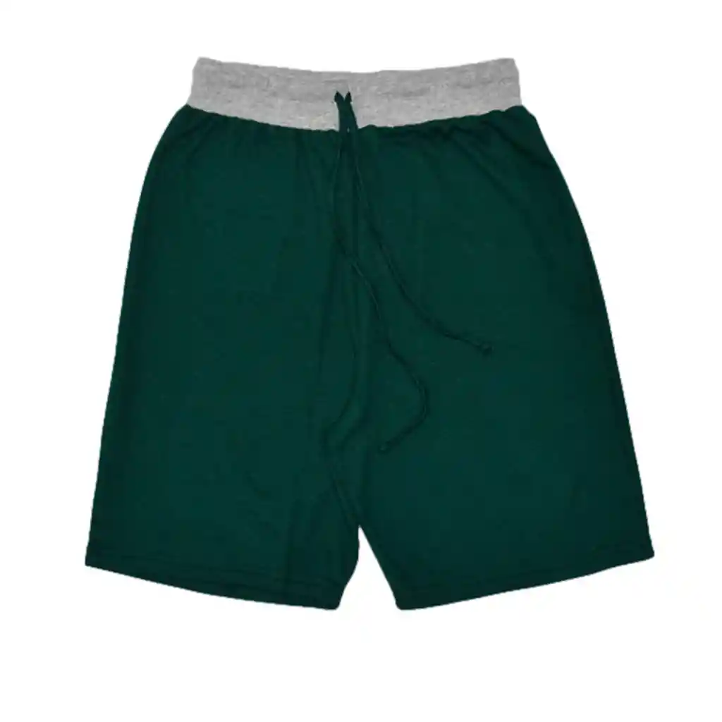 Bermuda Hombre Verde Oscuro Talla M 