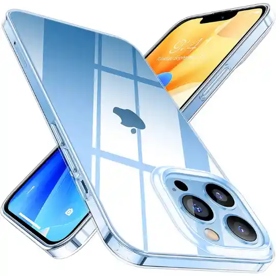 iPhoneEstuche Rigido Transparente Para 13 Pro Max