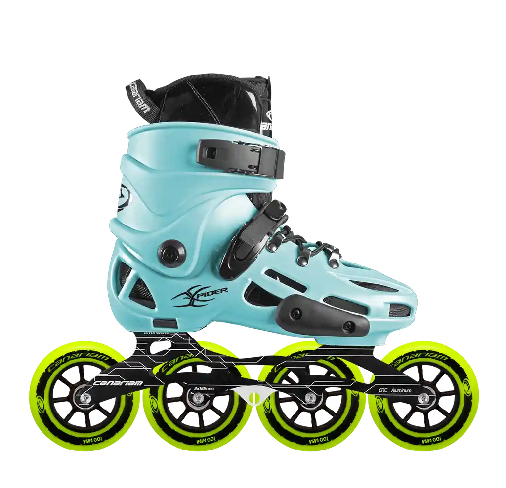 EC-PATINES CANARIAM XPIDER ZX DUAL 4X100MM AZUL CLARO 38-39