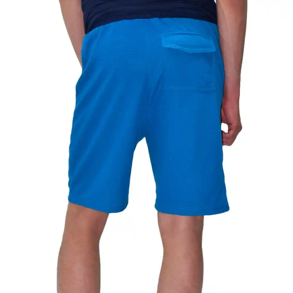 Bermuda Hombre Azul Clásico Talla XL 