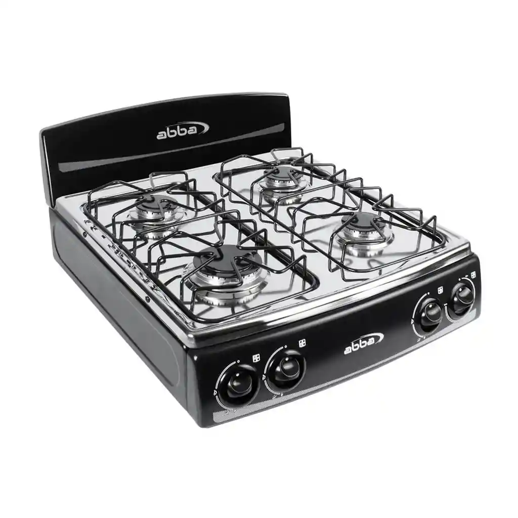 Abba Estufa De Mesa 4 Puestos Gas Natural St4005 N Ql