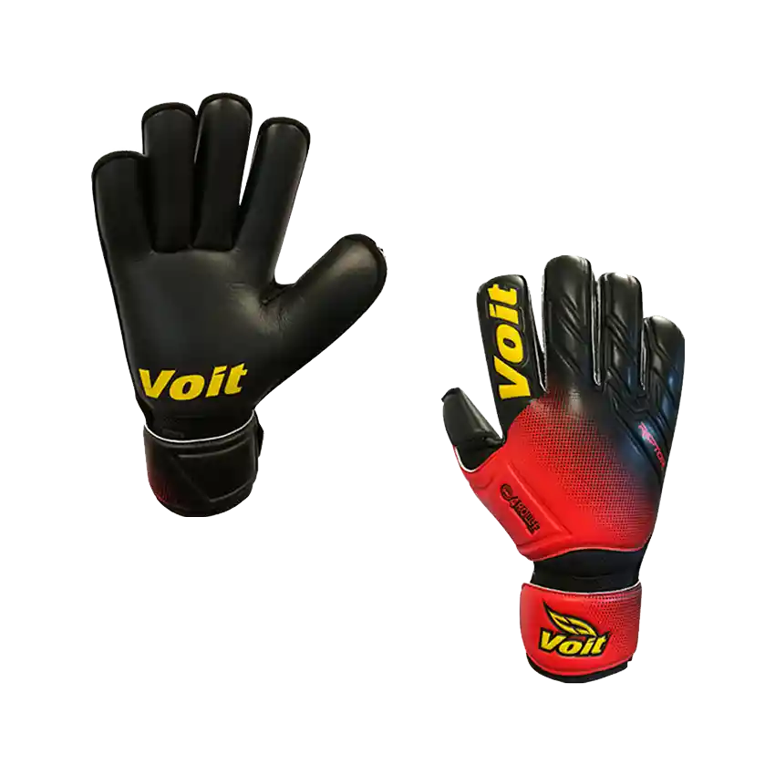 Guante de arquero Voit profesional Raptor rojo talla #9 