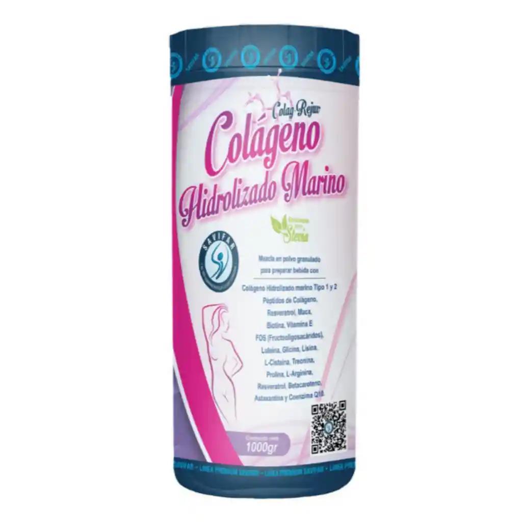 Colageno Hidrolizado Marino 1000gr Savifar