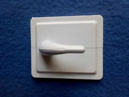 GANCHO PLASTICO GRANDE DE PEGAR AUTOADHESIVO 