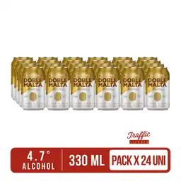 Club Colombia Cervezadoble Malta Lata 330Ml X 24 Unidades
