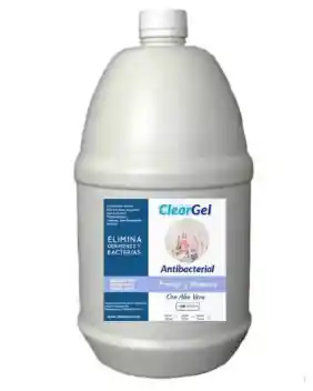 Galón Gel Antibacterial Con Aloe Vera ClearGel INVIMA