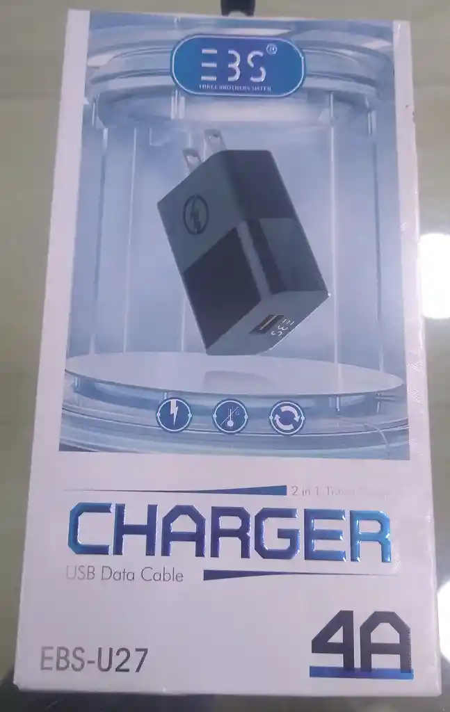 CARGADOR CHARGER USB V8 DATA CABLE 4A