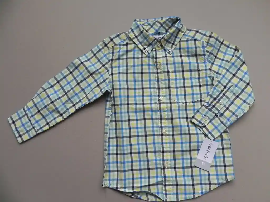 Camisa Carters Manga Larga