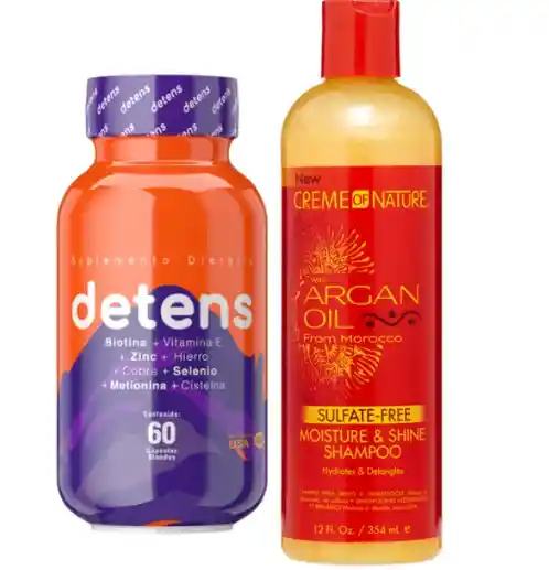 DETENS + SHAMPOO ARGAN OIL FROM MOROCCO