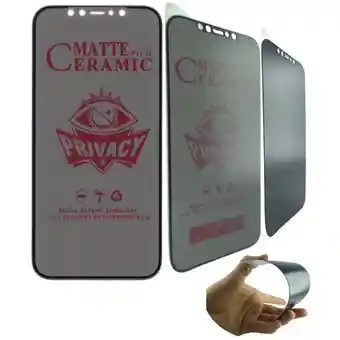 iPhone Protector De Pantalla En Ceramico Anti-Espias Mate Para13 Mini