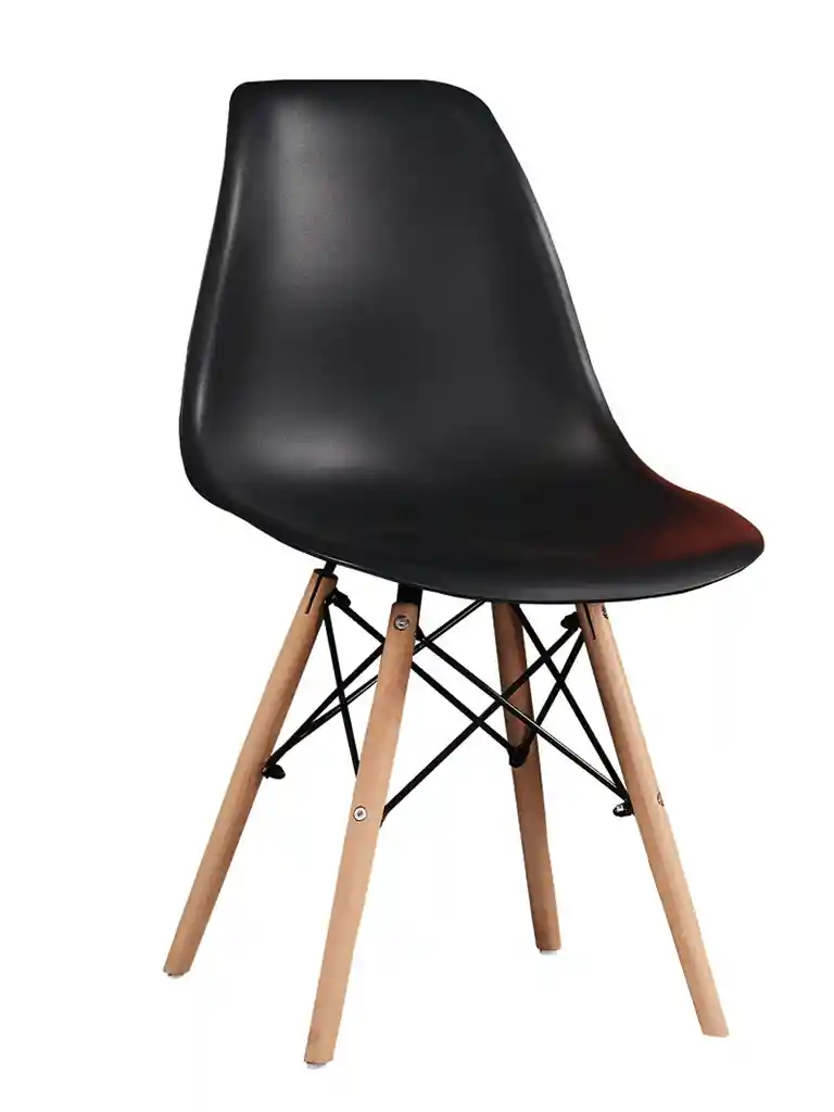 Silla tipo EAMES Negra