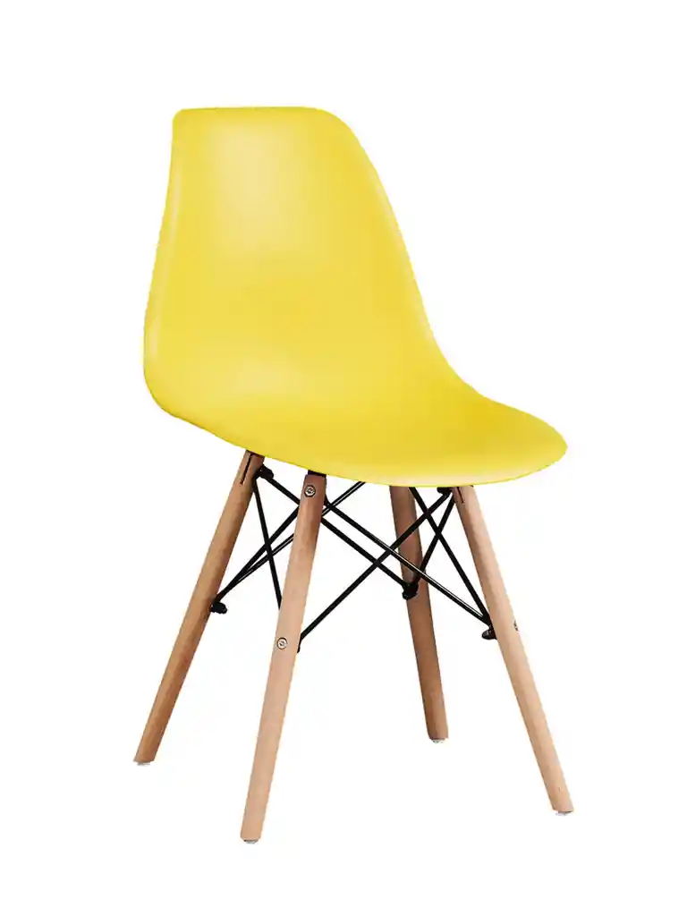 Silla tipo EAMES Amarillo