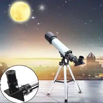 Telescopio Astronómico Para Ver Cuerpos Celestes Educativo Con Tripode