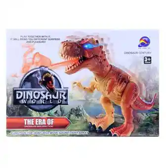 Dinosaurio Tiranosaurio Rex Con Humo Luces Sonido Movimiento
