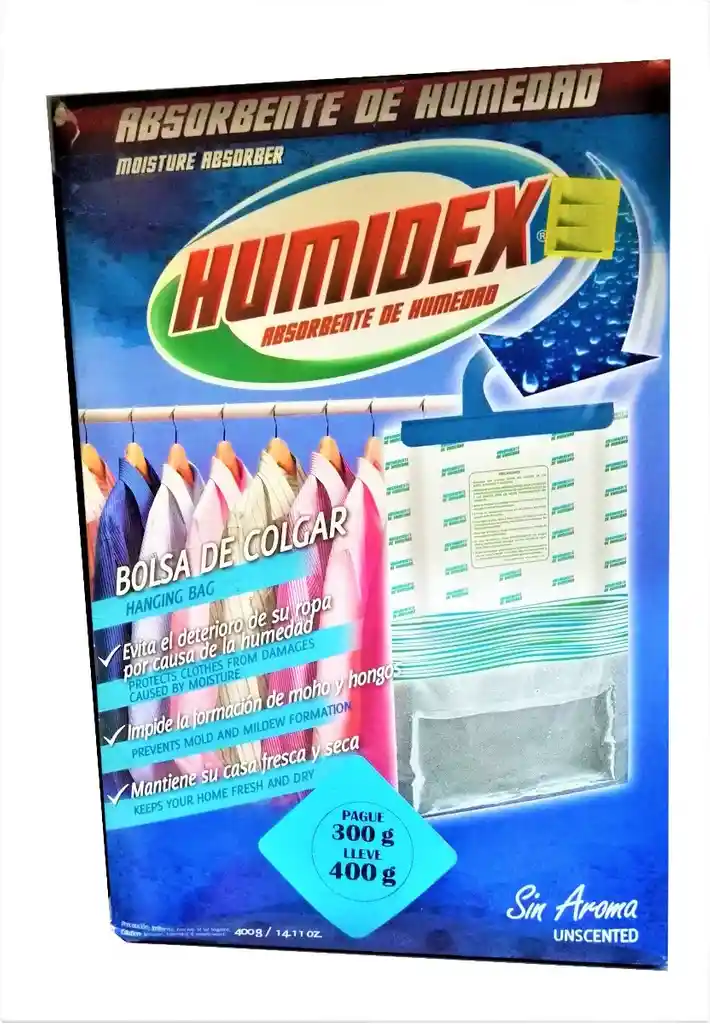 Absorbente Humedad 400gr Closet R