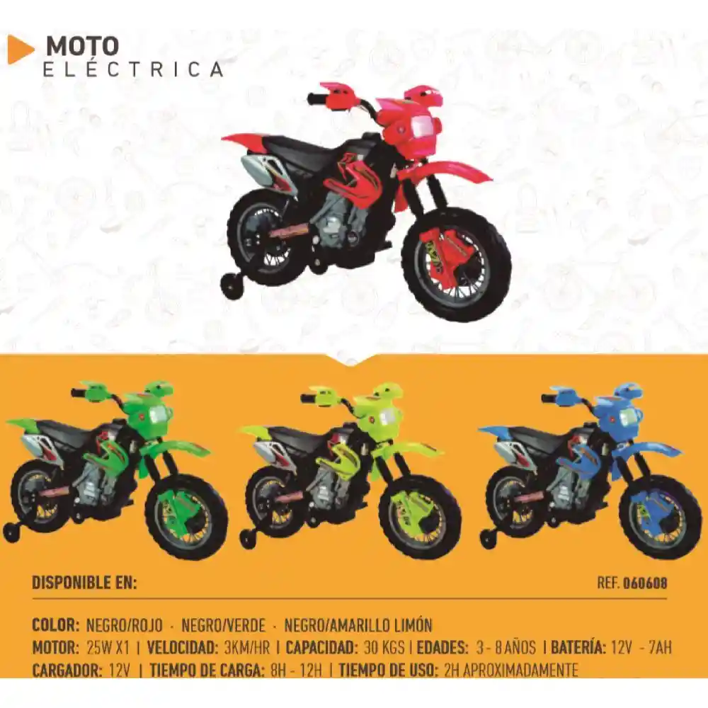 MOTO ELECTRICA GW VERDE