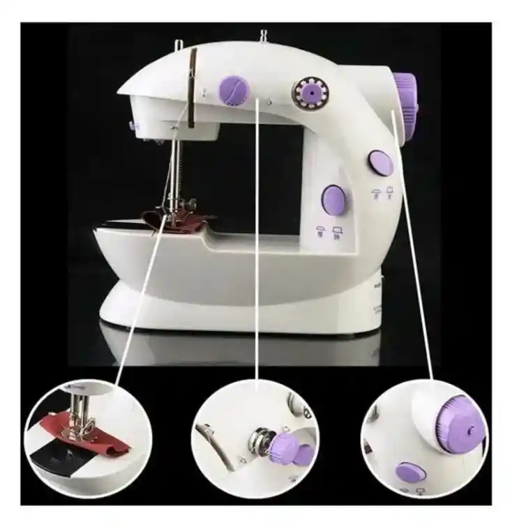 Maquina Coser Portatil Mini Sewing Machine Con Pedal