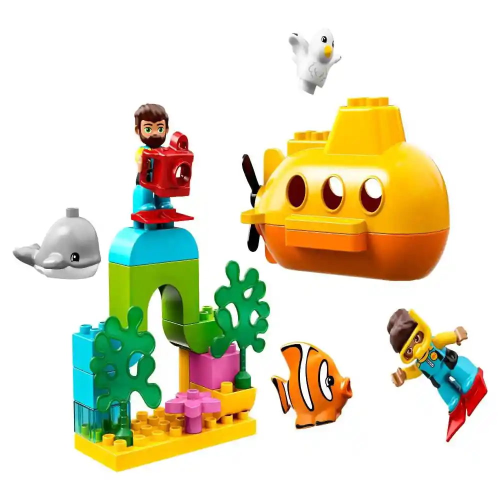 Lego Duplo Fichas Grandes El Submarino 10910