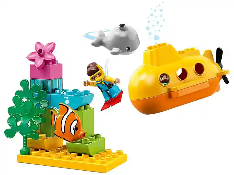 Lego Duplo Fichas Grandes El Submarino 10910