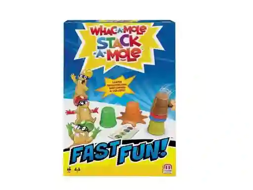 Mattel Juego De Mesa Whacamole Viajero Fast Fun Original