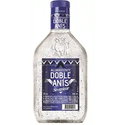 Doble Anís Aguardiente 1/2 Tapa Azul