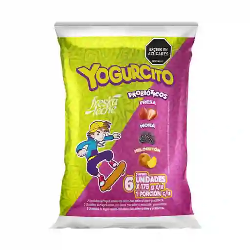 Yogur Entero Dulce Fresa-mora-melocotón Freskaleche