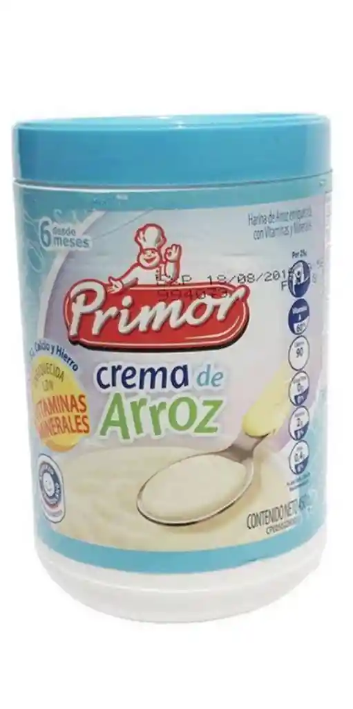 Crema de Arroz 