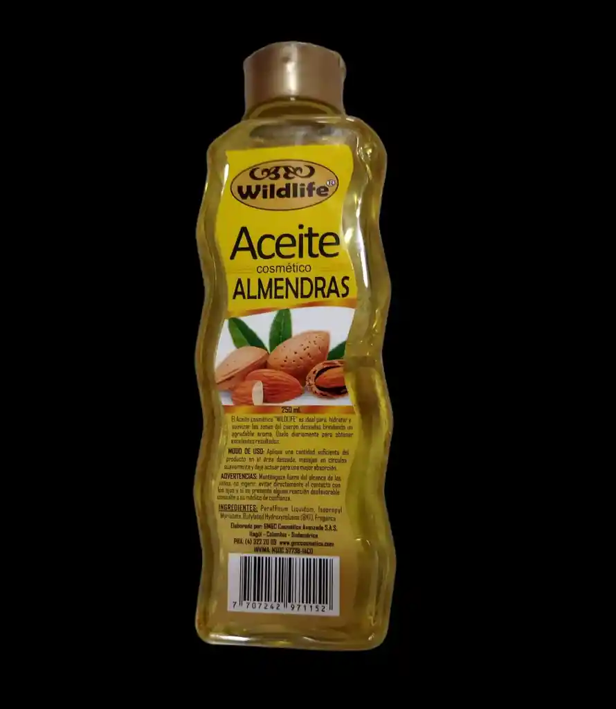 WILDLIFE ACEITE CORPORAL DE ALMENDRAS – 250ML