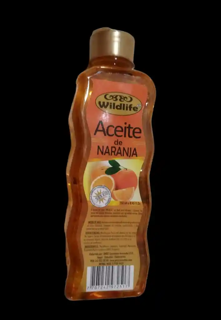 WILDLIFE ACEITE CORPORAL DE NARANJA – 250ML