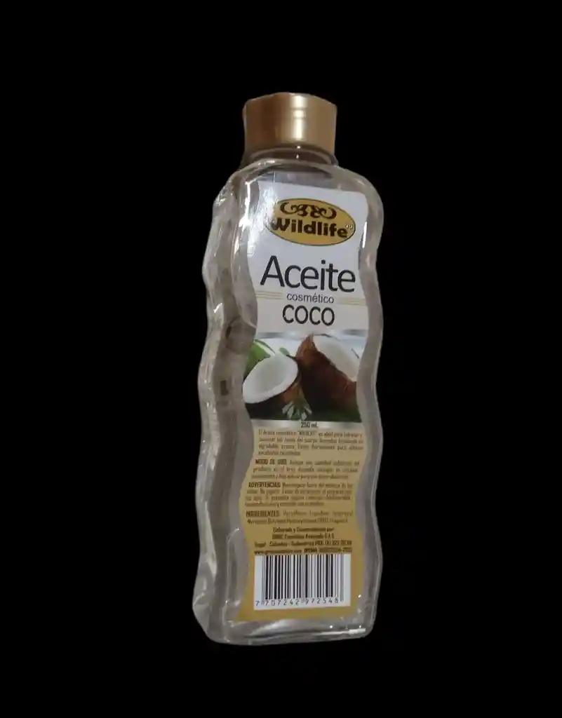 WILDLIFE ACEITE CORPORAL DE COCO– 250ML