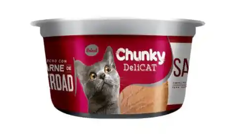Chunky Pote Gatos Salmón por 156g