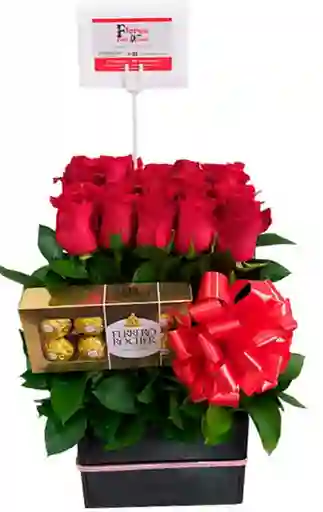 Ramo De Flores Y Chocolates