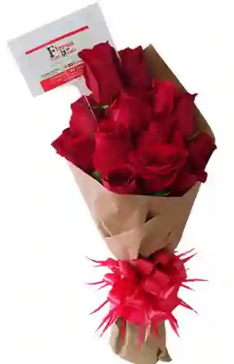 Bouquet De Rosas Rojas Caleñas