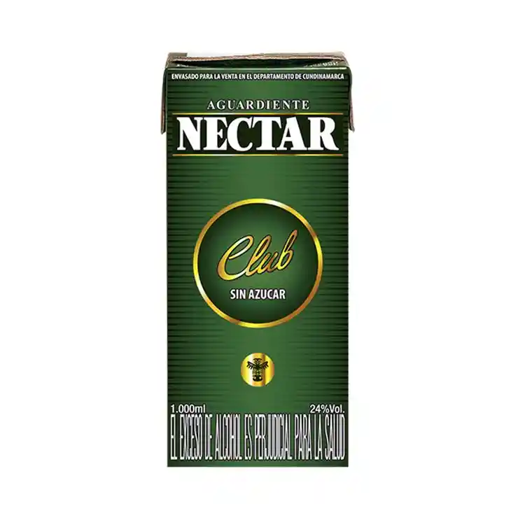 Nectar Aguardiente Club Sin Azúcar