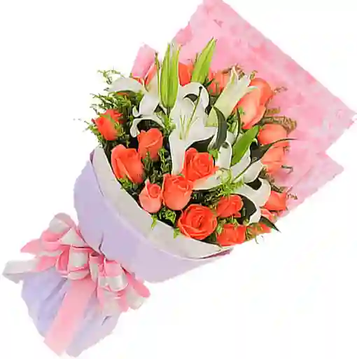 Ramo de Rosas y Lirios 